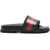 Gucci Rubber Slippers NERO/V.R.V