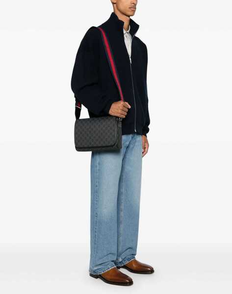 Genti de mana Gucci Crossbody GG bag BLACK/BLACK/BRB Barbati (BM 19475279) 2