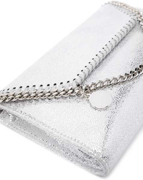 Genti de umar Stella McCartney Falabella metallic finish Shoulder Bag SILVER Femei (BM 19475327) 4