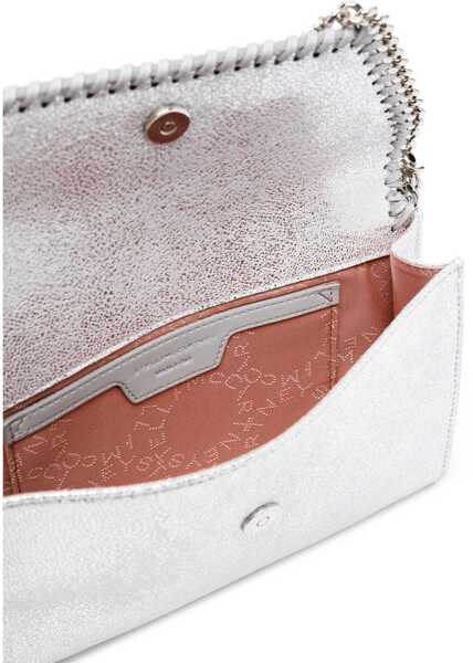 Genti de umar Stella McCartney Falabella metallic finish Shoulder Bag SILVER Femei (BM 19475327) 5