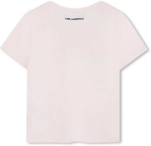 Tricouri Karl Lagerfeld T-Shirt With Logo PINK Fete (BM 19475411) 2