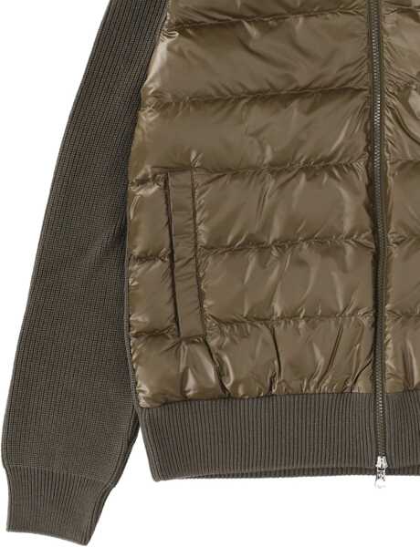 Pulovere casual Moncler Padded Sweatshirt GREEN Barbati (BM 19475414) 2