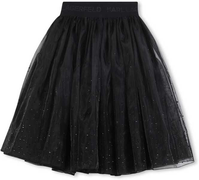 Fuste casual Karl Lagerfeld Formal Skirt BLACK Fete (BM 19475417) 2