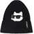 Karl Lagerfeld Beanie Hat "Snood" BLACK