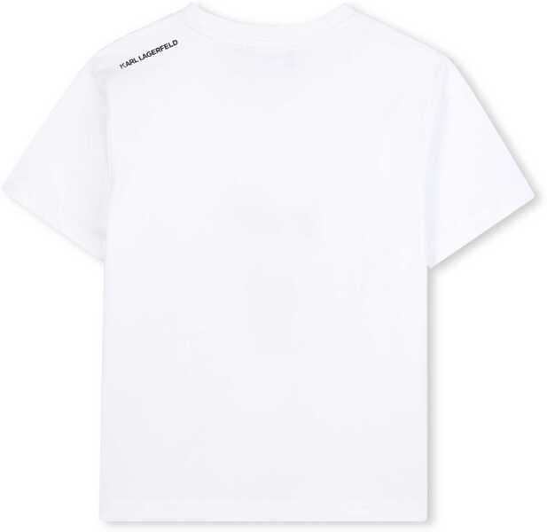 Tricouri Karl Lagerfeld T-Shirt With Logo WHITE Baieti (BM 19475423) 2