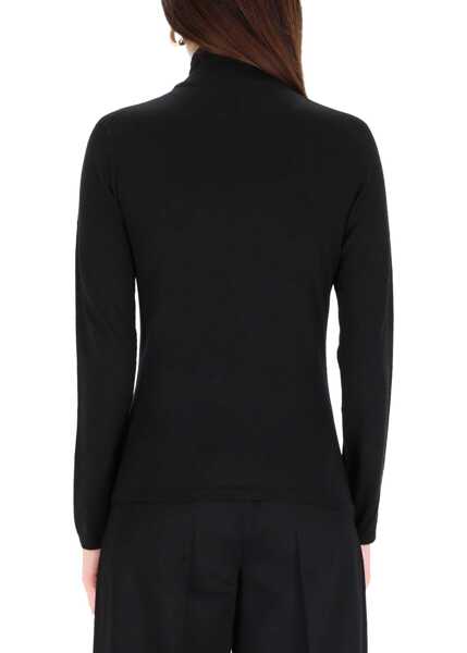 Pulovere Max Mara Turtleneck Sweater Meana BLACK Femei (BM 19475441) 3