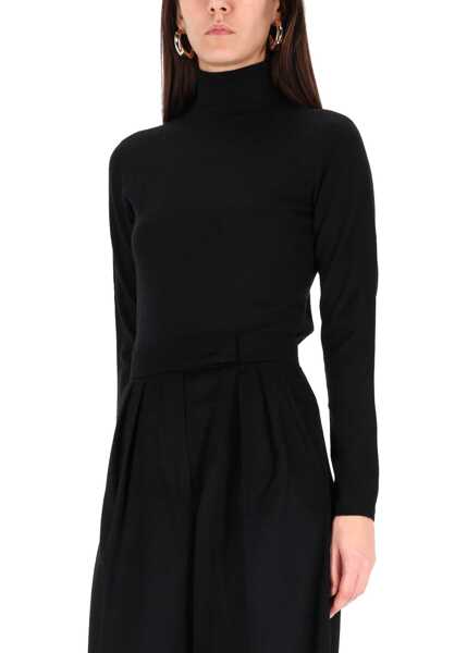 Pulovere Max Mara Turtleneck Sweater Meana BLACK Femei (BM 19475441) 4