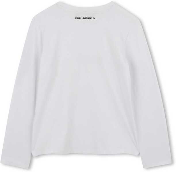 Tricouri Karl Lagerfeld T-Shirt With Logo WHITE Fete (BM 19475450) 2