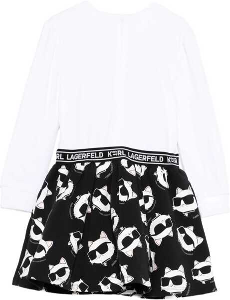 Rochii casual Karl Lagerfeld Dress With Logo WHITE Fete (BM 19475456) 2