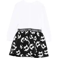Rochii casual pentru Fete - Rochii casual Karl Lagerfeld Dress With Logo WHITE Fete (BM 19475456) - B-mall.ro