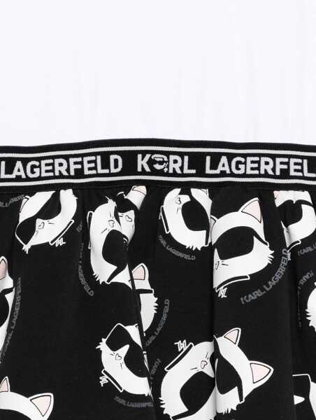 Rochii casual Karl Lagerfeld Dress With Logo WHITE Fete (BM 19475456) 3