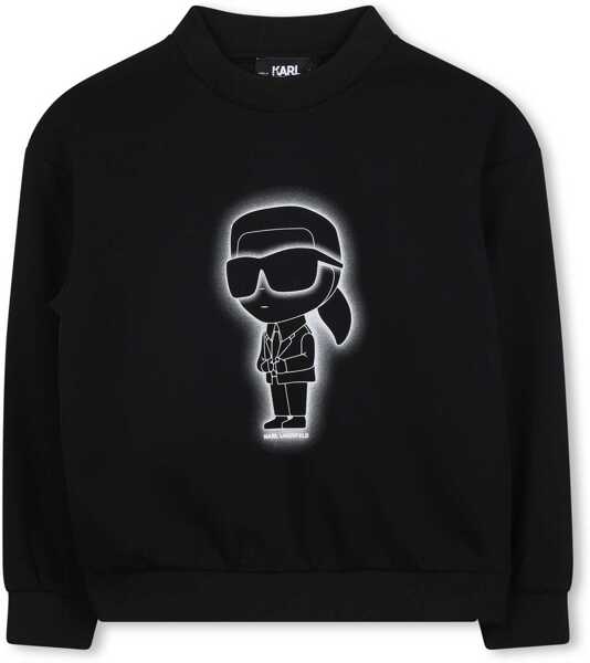Hanorace Karl Lagerfeld Sweatshirt With Logo BLACK Baieti (BM 19475513) 1