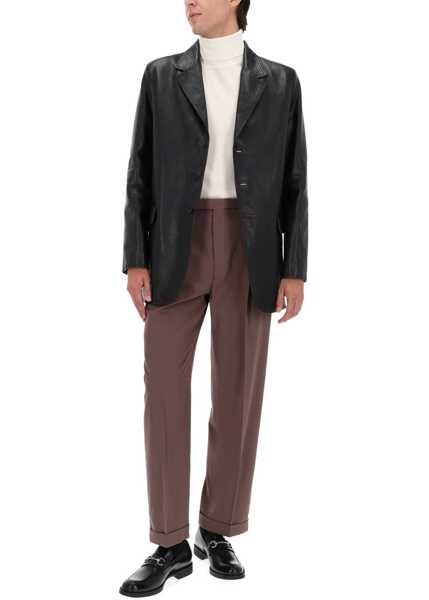 Sacouri office Gucci Leather Jacket BLACK Barbati (BM 19475522) 2