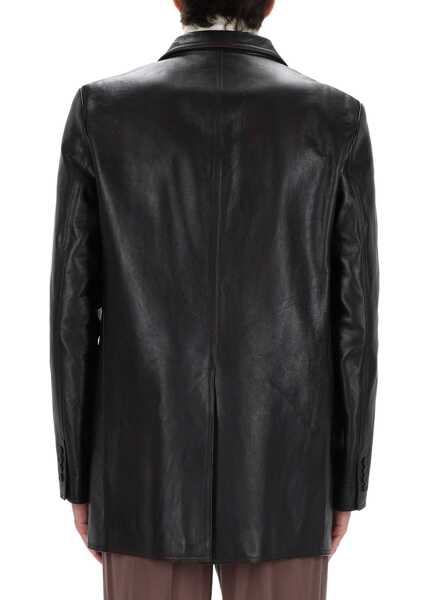 Sacouri office Gucci Leather Jacket BLACK Barbati (BM 19475522) 3