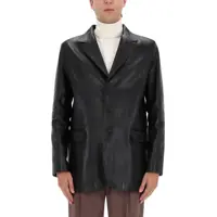 Sacouri office Leather Jacket Barbati