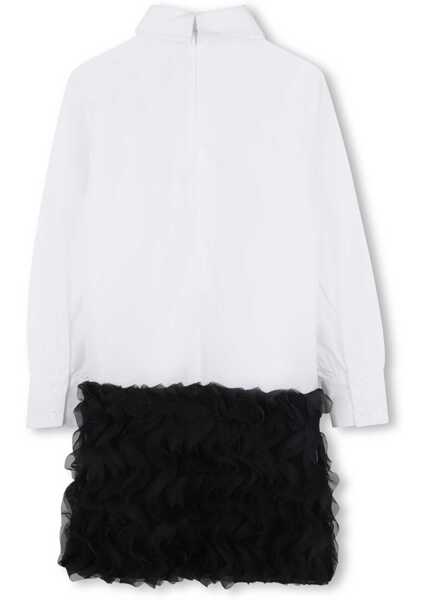 Rochii casual Karl Lagerfeld Cotton Dress WHITE Fete (BM 19475525) 2