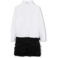 Rochii casual pentru Fete - Rochii casual Karl Lagerfeld Cotton Dress WHITE Fete (BM 19475525) - B-mall.ro