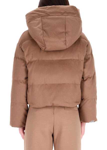 Jachete Max Mara Dahlia Cube Jacket BROWN Femei (BM 19475528) 3