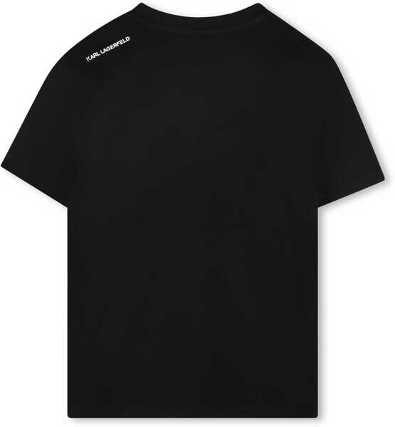 Tricouri Karl Lagerfeld T-Shirt With Logo BLACK Baieti (BM 19475534) 2