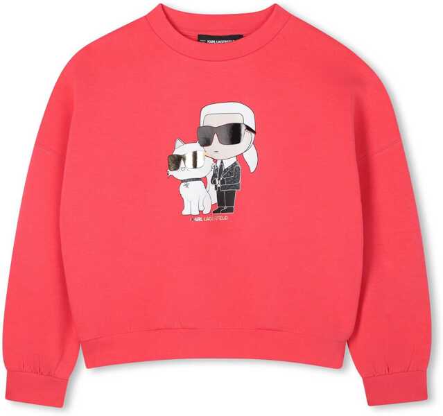 Hanorace Karl Lagerfeld Sweatshirt With Logo RED Fete (BM 19475546) 1