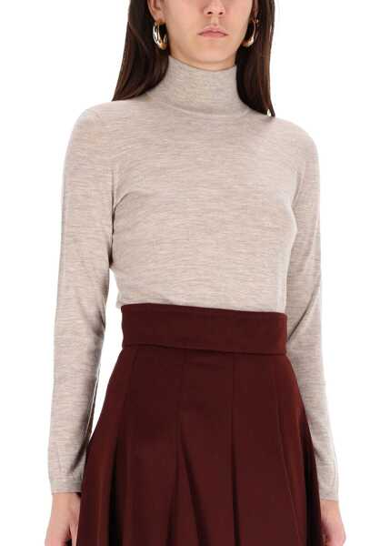 Pulovere Max Mara Turtleneck Sweater Meana BEIGE Femei (BM 19475552) 3