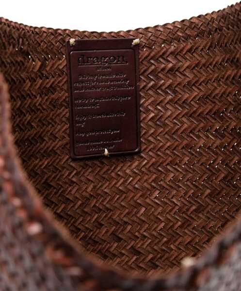 Genti tip postas DRAGON DIFFUSION Ars Tote Bag BROWN Femei (BM 19475588) 5