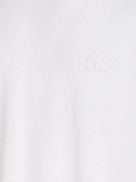 Tricouri Gucci T-Shirt With Logo WHITE Barbati (BM 19475603) 3