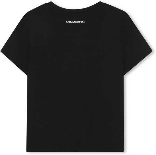 Tricouri Karl Lagerfeld T-Shirt With Logo BLACK Fete (BM 19475606) 2