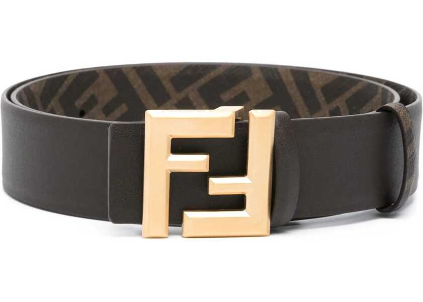 Curele Fendi Squared Ff Belt DARK BROWN Barbati (BM 19475609) 1