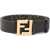 Fendi "Squared Ff" Belt DARK BROWN