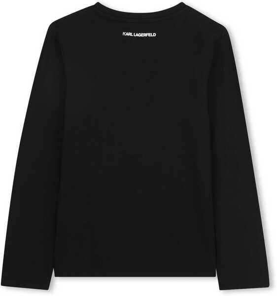 Tricouri Karl Lagerfeld T-Shirt With Logo BLACK Fete (BM 19475672) 2
