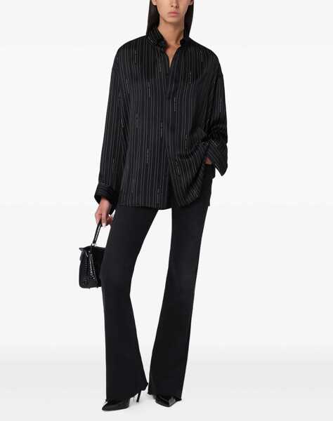 Bluze Balenciaga Cocoon Shirt BLACK Femei (BM 19475738) 2