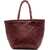 DRAGON DIFFUSION Small "Grace Basket" Bag BORDEAUX