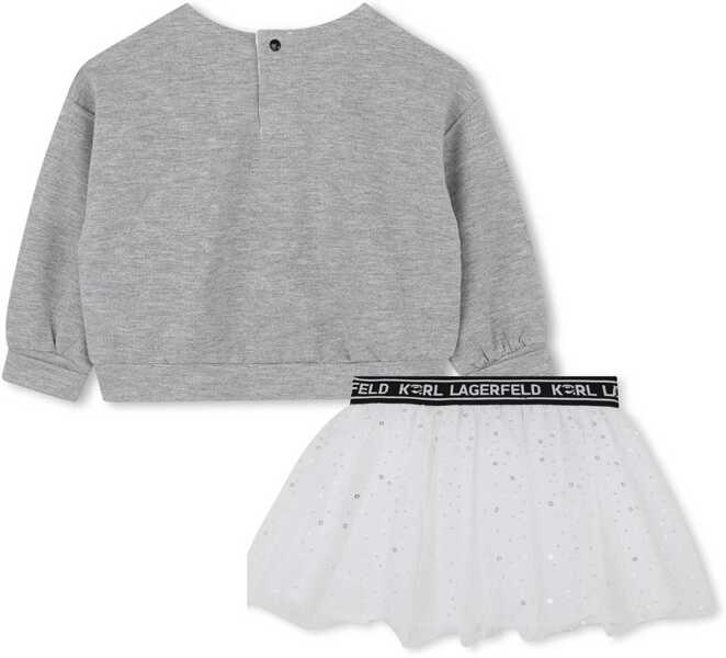 Salopete Karl Lagerfeld Shirt And Skirt Set GREY Fete (BM 19475759) 2