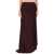Dries Van Noten Long "Humila" Skirt BORDEAUX