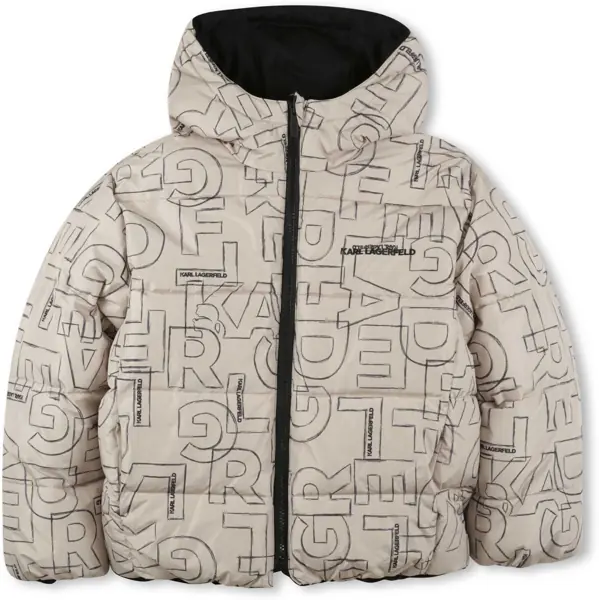 Geci de iarna Karl Lagerfeld Reversible Down Jacket BEIGE Baieti (BM 19475789) 1
