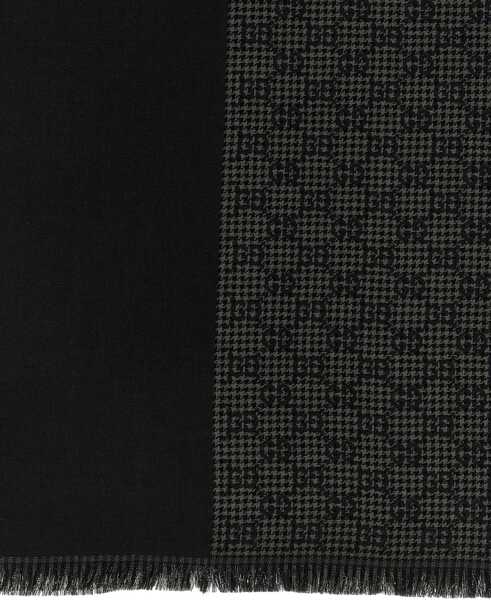 Esarfe Gucci Wool And Silk Scarf BLACK Femei (BM 19475819) 3