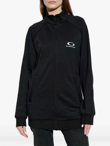 Salopete Balenciaga Sweatshirt With Logo BLACK Femei (BM 19475822) 3