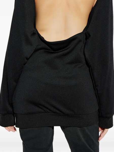 Salopete Balenciaga Sweatshirt With Logo BLACK Femei (BM 19475822) 4