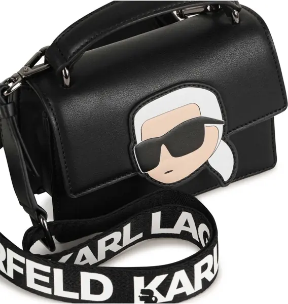 Genti de mana Karl Lagerfeld Hand Bag With Logo BLACK Fete (BM 19475831) 2