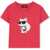 Karl Lagerfeld T-Shirt With Logo RED