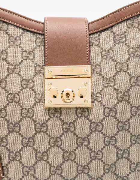 Genti de mana Gucci Shoulder Bag Padlock BROWN Femei (BM 19475870) 4