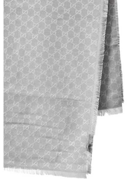 Esarfe Gucci Wool And Cotton Shawl GREY Femei (BM 19475888) 2