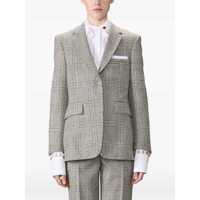 Imbracaminte Thom Browne Dama - Sacouri Thom Browne Prince of Wales wool Blazer BLK/WHT Femei (BM 19476206) - B-mall.ro