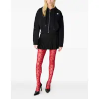 Sosete Dama - Sosete MARINE SERRE Recycled Mesh Flocked Tights RIBBON RED Femei (BM 19476224) - B-mall.ro