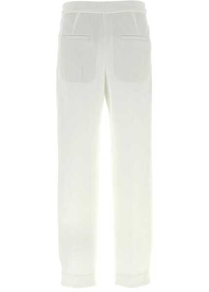 Pantaloni casual Brunello Cucinelli Classic Trousers OFF WHITE Femei (BM 19476242) 2