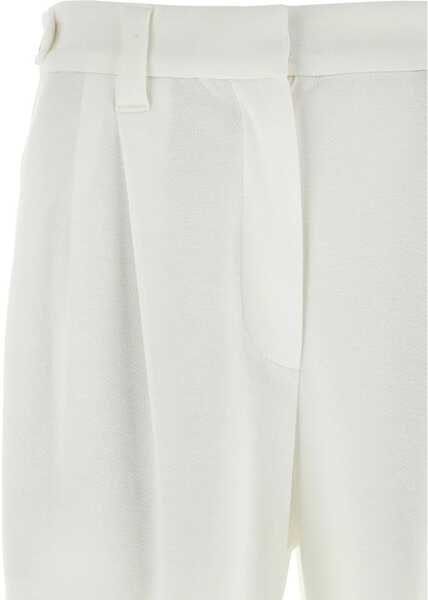Pantaloni casual Brunello Cucinelli Classic Trousers OFF WHITE Femei (BM 19476242) 3
