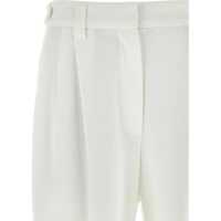 Pantaloni Brunello Cucinelli Dama - Pantaloni casual Brunello Cucinelli Classic Trousers OFF WHITE Femei (BM 19476242) - B-mall.ro