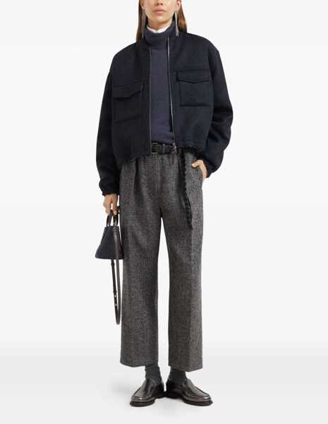 Pulovere Brunello Cucinelli Cashmere and silk Sweater BLU FREDDO Femei (BM 19476251) 2