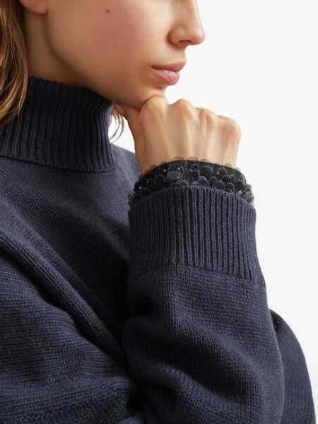 Pulovere Brunello Cucinelli Cashmere and silk Sweater BLU FREDDO Femei (BM 19476251) 5